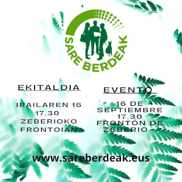 Sare Berdeak ekitaldia/evento